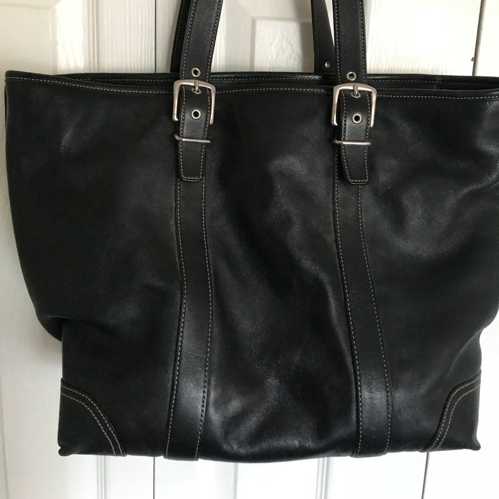 Leather Coach purse